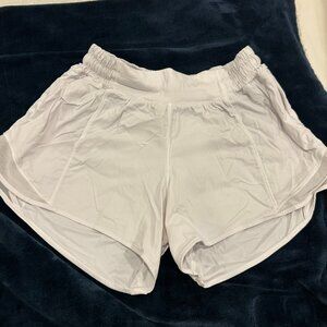 Lululemon White Athletic Shorts